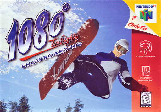 1080 Snowboarding box art for Nintendo 64